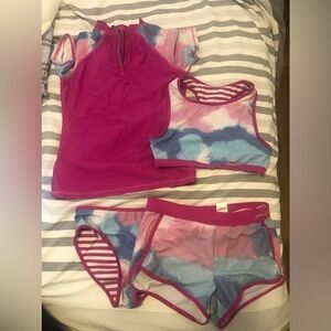 Eddie Bauer 4 pc swim set